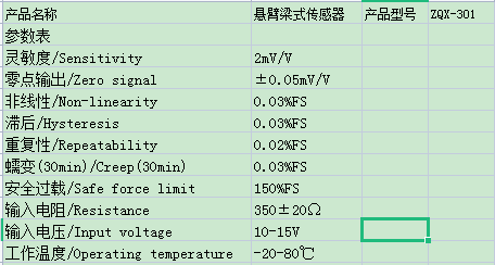 懸臂梁式傳感器廠